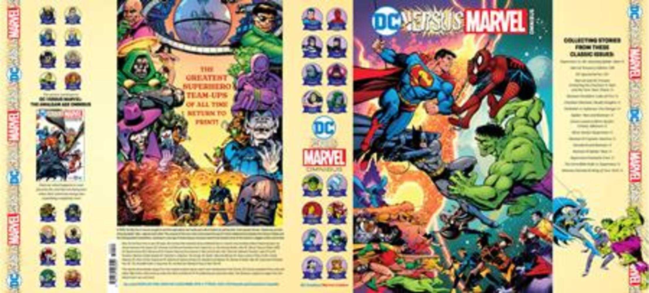 DC Versus Marvel Omnibus Hardcover George Perez Cover - Image 2