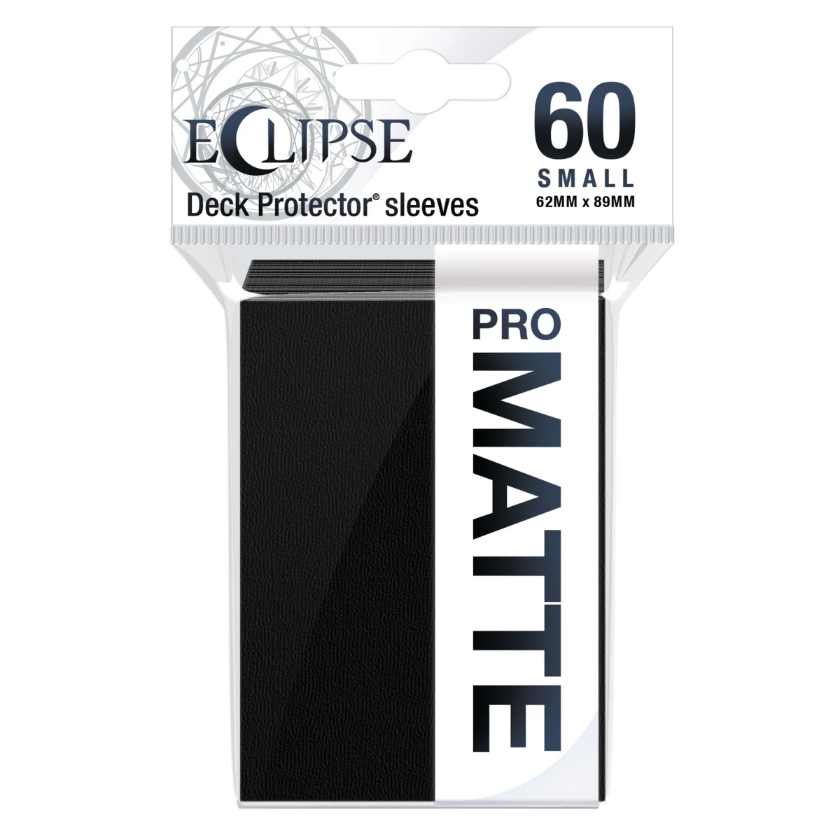 Deck Pro Eclipse Small Matte Sleeves Jet Black - 60 ct