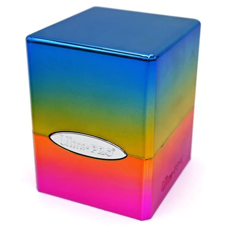 Deck Box Satin Cube Rainbow