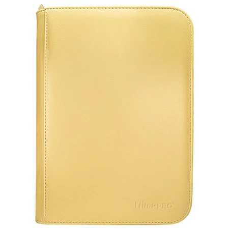 Pro-Binder 4 pocket Zippered Vivid Yellow