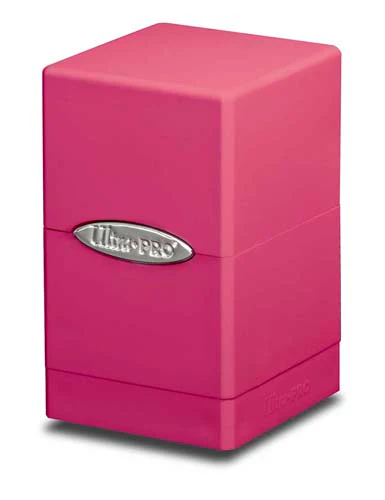 Deck Box Satin Tower v2 Bright Pink