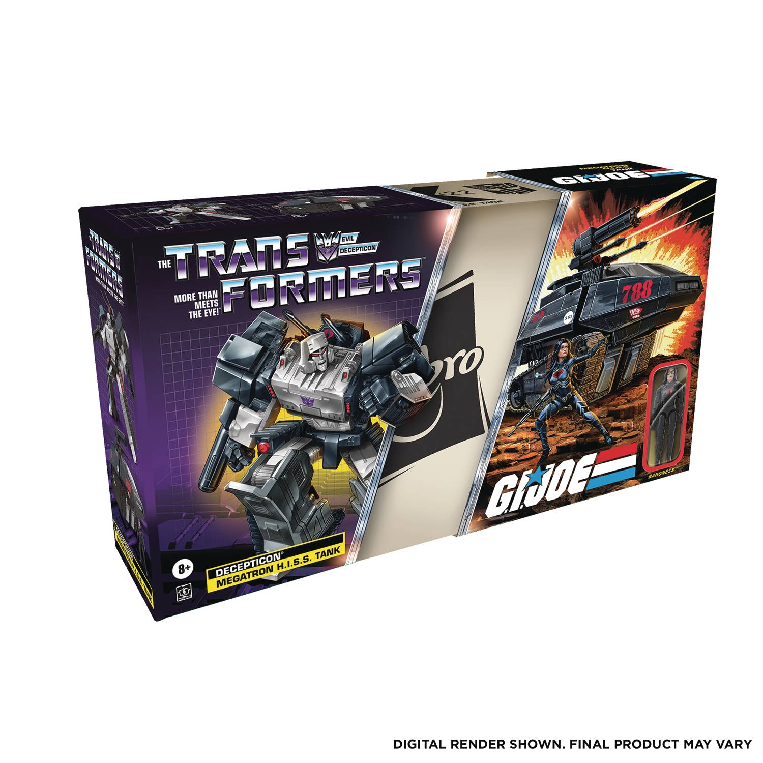 Transformers X Gi Joe Megatron Hiss Tank Af Cs