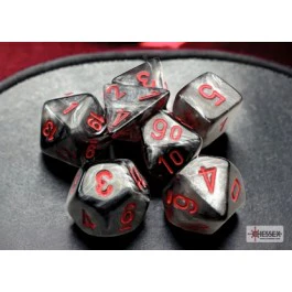 Velvet Mini Black/Red 7 Set