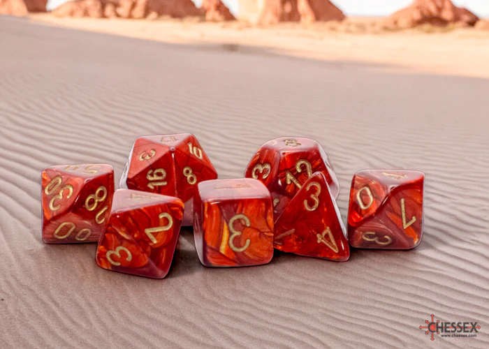 Mega-Hedral Scarab Scarlet/Gol