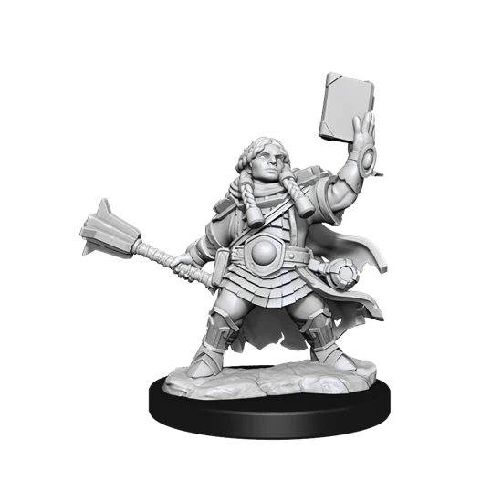 D&D Minis Frame Dwarf Cleric Female