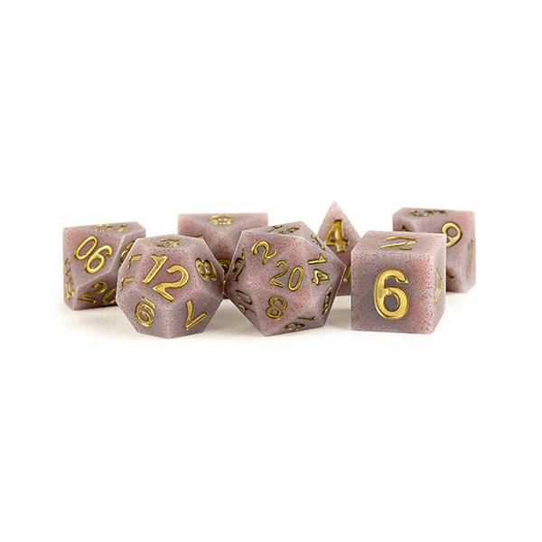 7-Die Set 16mm Sharp Edge Silicone Rubber: Volcanic Soot