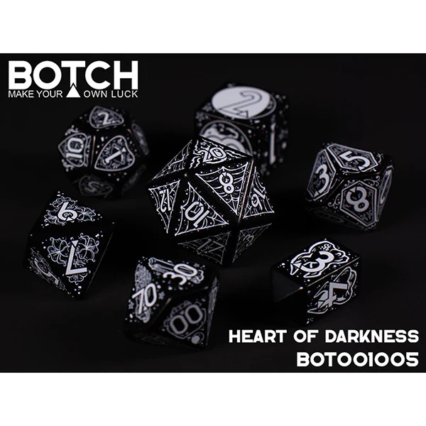 7-Die Set Botch Dice: Heart of Darkness