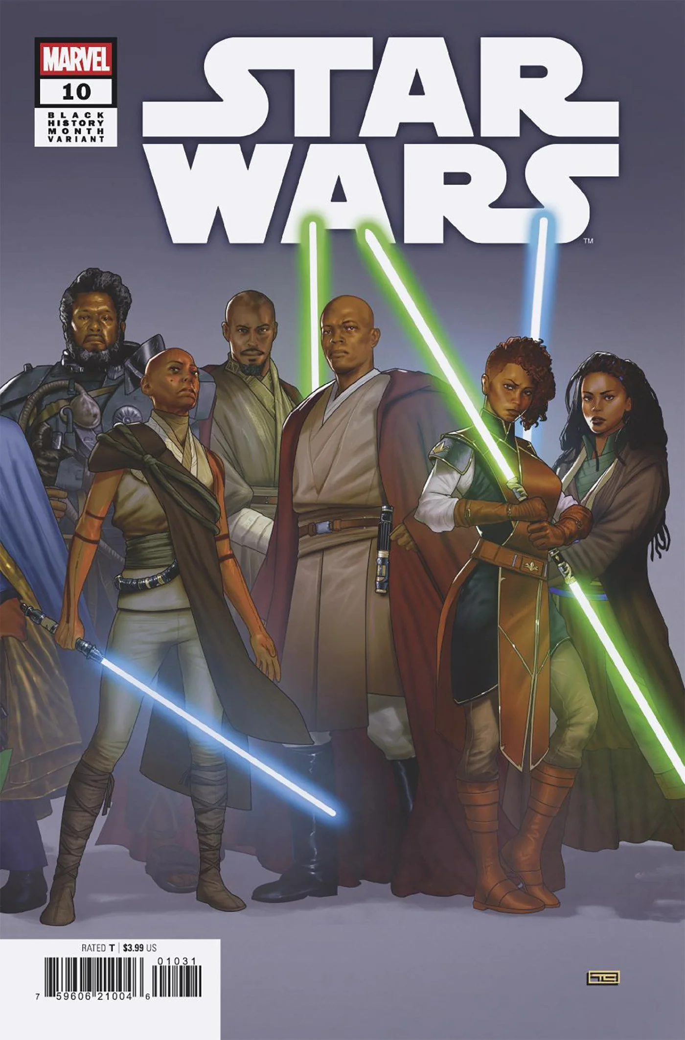 Star Wars #10 Taurin Clarke 2 Part Black History Month Connecting Variant