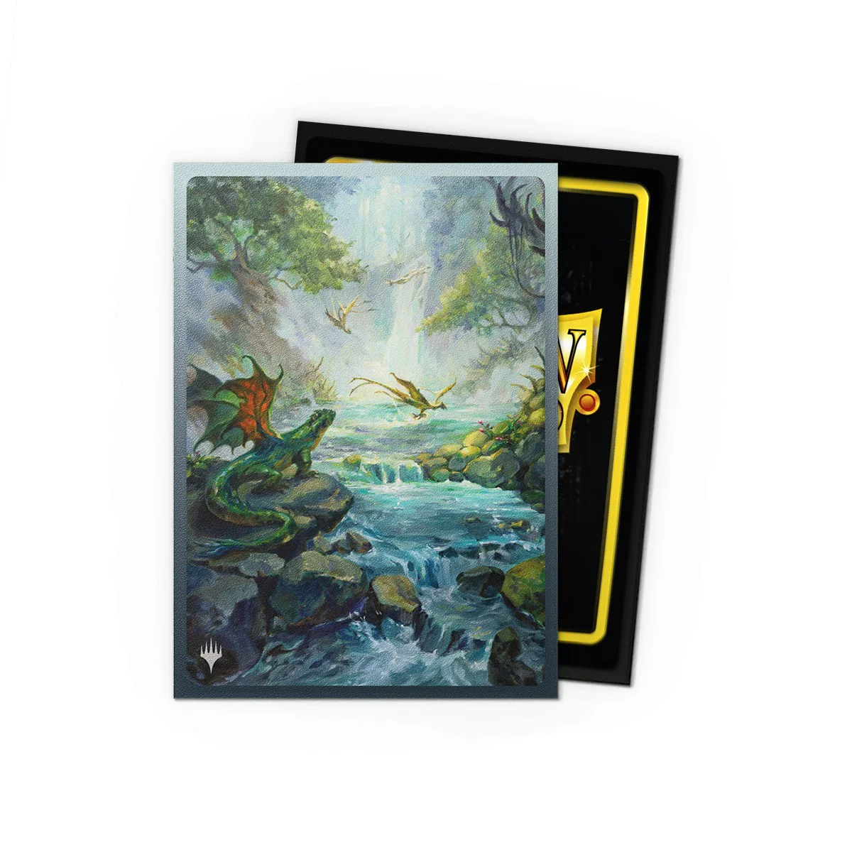 Dragon Shield Sleeves: Standard Dual Matte - Landfall Series Misty Rainforest 100CT - Image 2