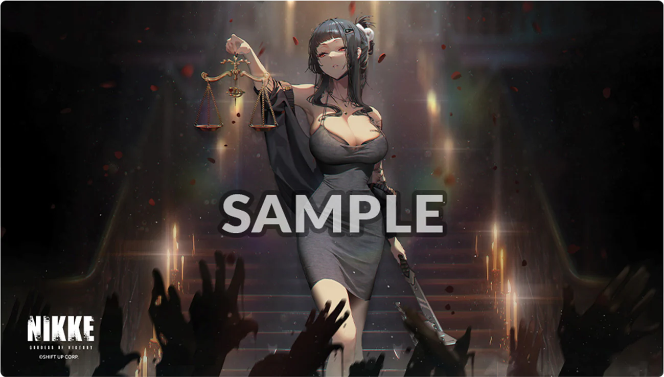 Bushiroad Supplies Rubber Playmat Vol. 10: Goddess of Victory Nikke: KILL THE LORD - D:Killer Wife Playmat