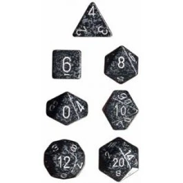 Chessex: Speckled Ninja Black-Grey 7-Die Set