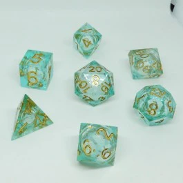Chronicle RPG Accessories: 7CT Liquid Core - Molten Court Dice Set