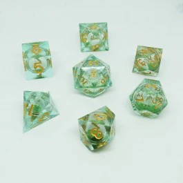 Chronicle RPG Accessories: 7CT Liquid Core - Molten Dragonscale Dice Set