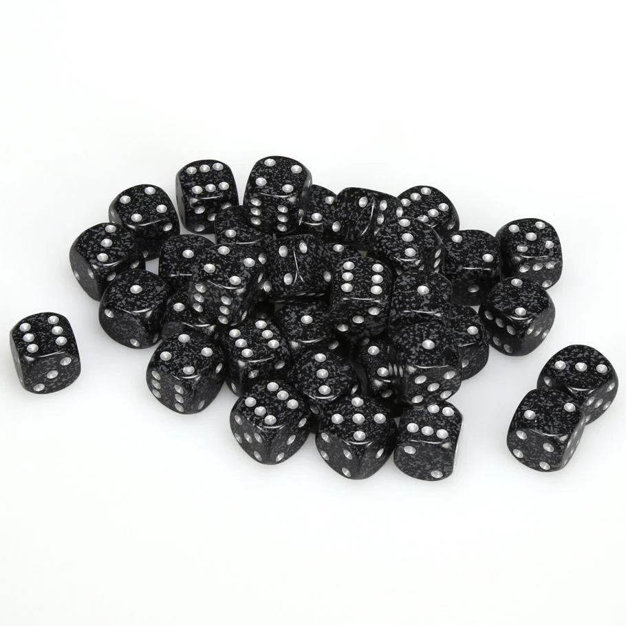 Chessex Speckled Ninja 12mm D6 (36) Dice Block