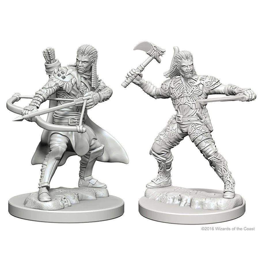 D&D: Nolzur's Marvelous Minis: Human Male Ranger W1 (Unpainted)