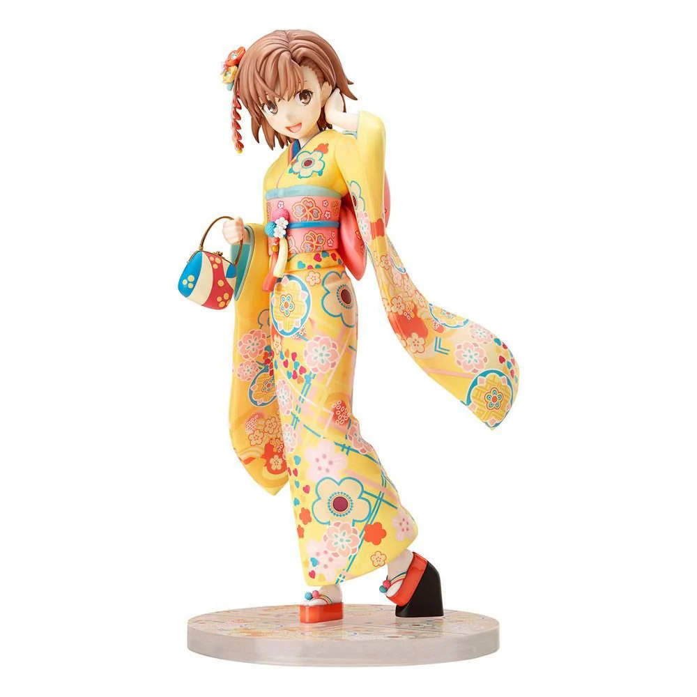 A Certain Scientific Railgun T PVC Statue 1/7 Mikoto Misaka Furisode Version