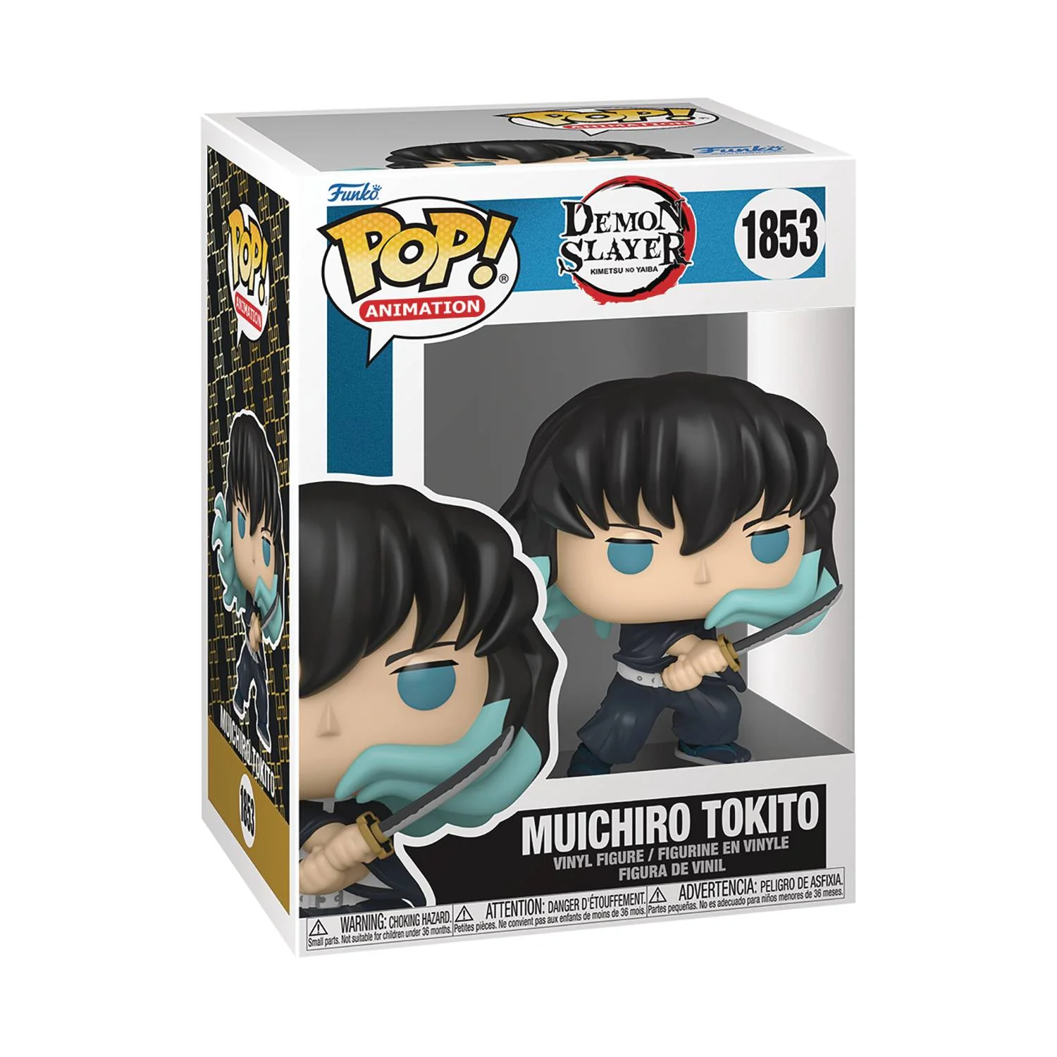 Pop Animation Demon Slayer Muichiro Attack W Ch Figure