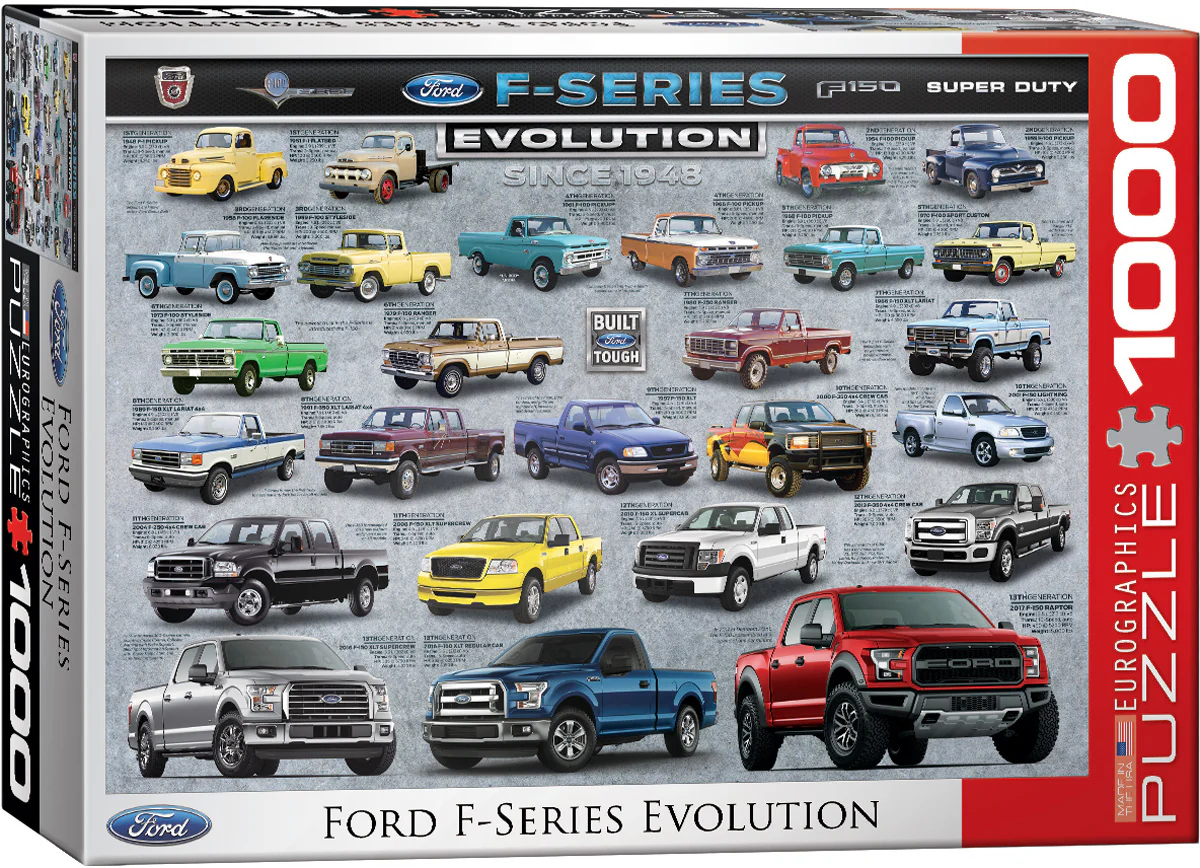 Ford F-Series Evolution 1000 Pc Puzzle