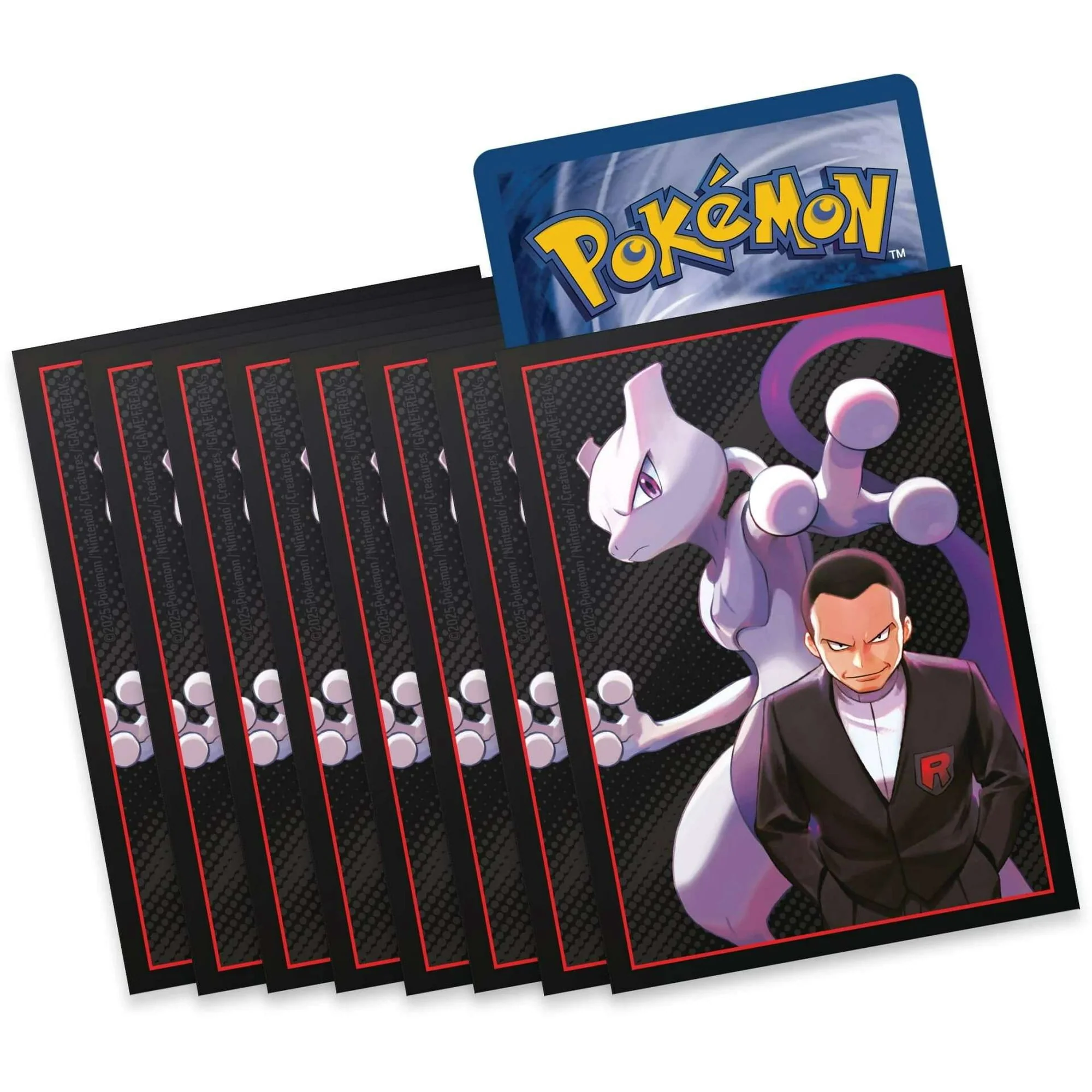 Japanese Pokemon Center - Sleeves - Giovanni & Mewtwo