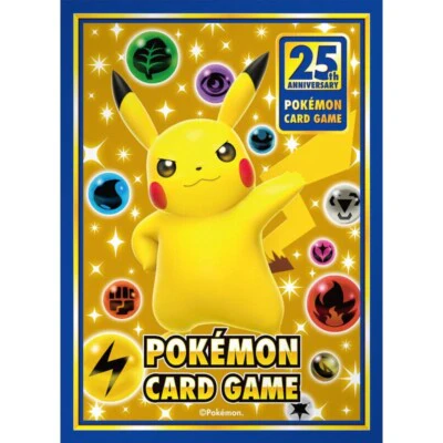 Japanese Pokemon Center - Sleeves - Pikachu 25th