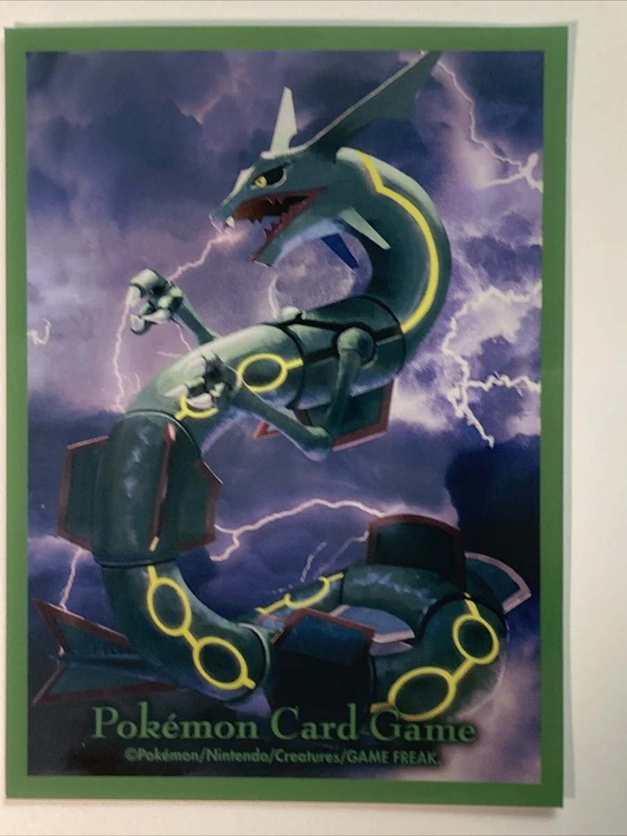 Japanese Pokemon Center - Sleeves - Rayquaza1
