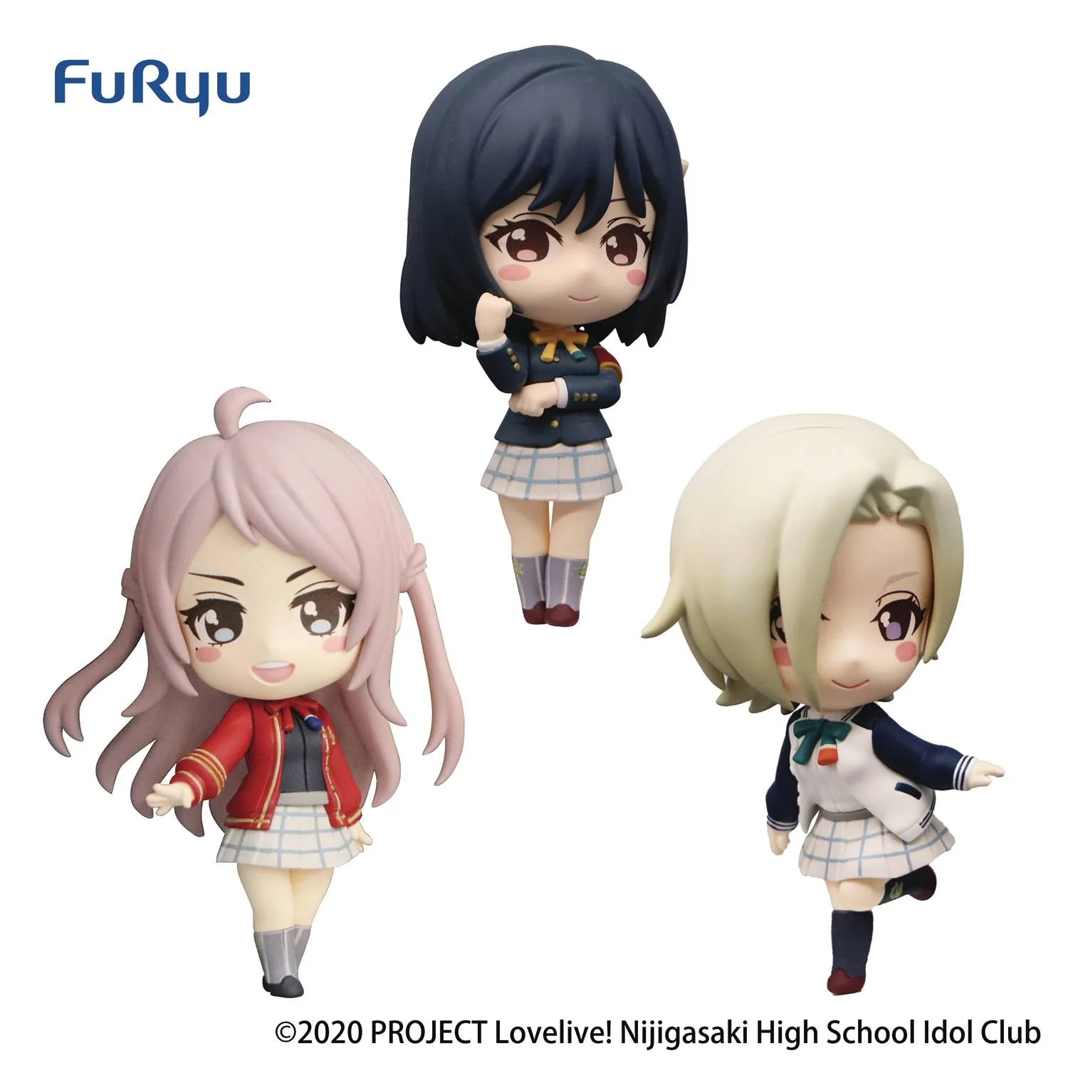 Love Live Nijigasaki High Idol V1 Chobirume 3pc Pvc Fig Set