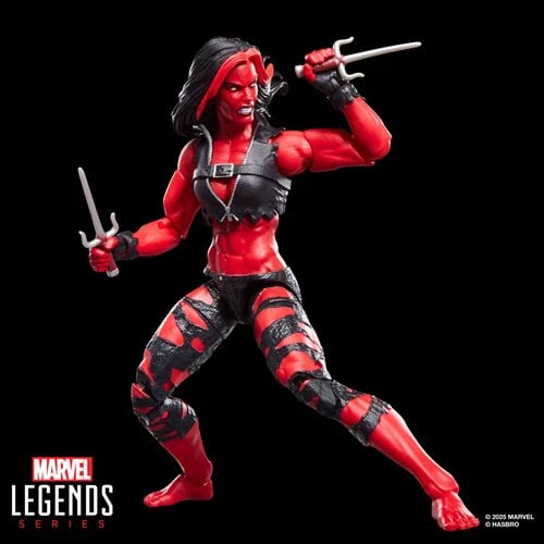 Marvel Legends Series Red She-Hulk 6-Inch Action Figure - Image 2