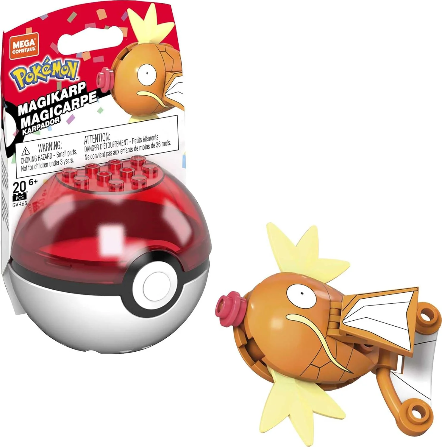 Mega Construx: Pokémon Evergreen Poke Ball - Magikarp