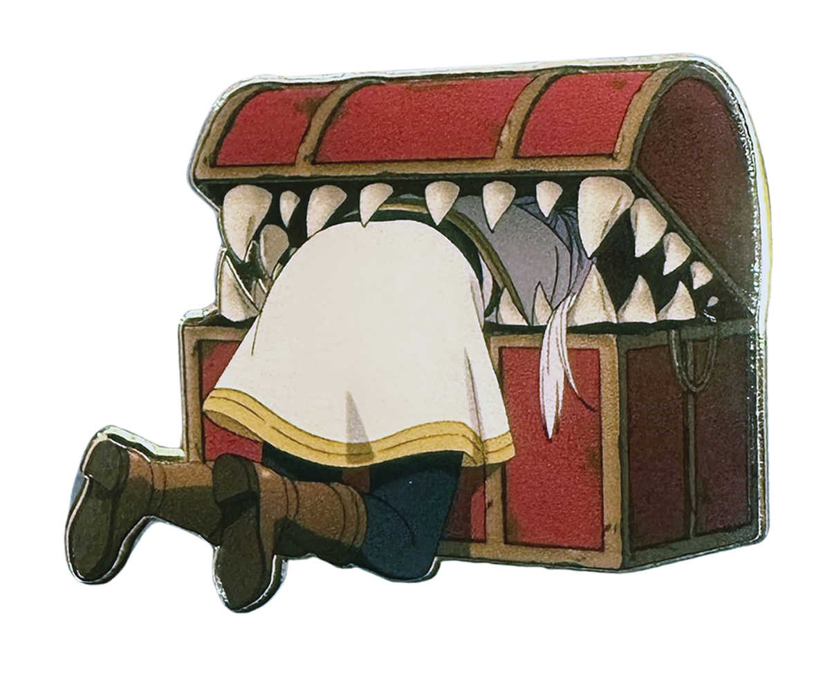Frieren Beyond Journeys End Mimic Eating Frieren Pin  (