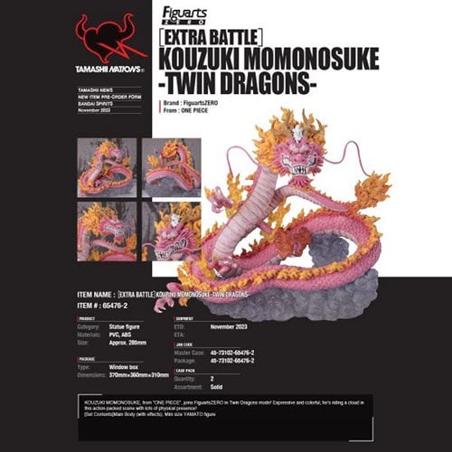 One Piece Momonosuke Kouzuki Twin Dragons FiguartsZERO Statue - Image 2