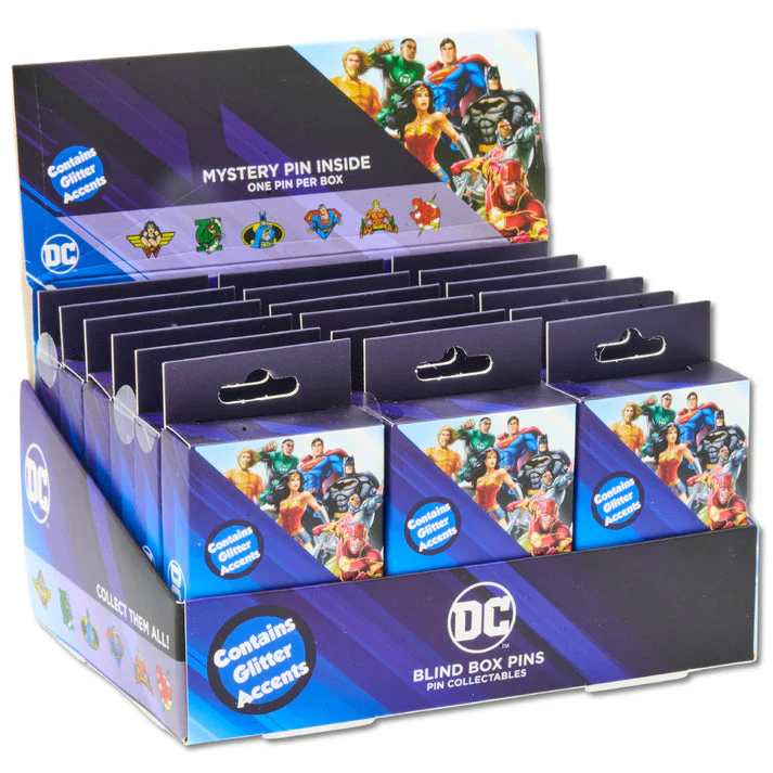 Blind Box Mystery Pin - DC Comics Justice League Superheroes