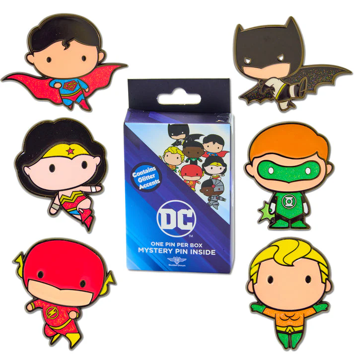 Blind Box Mystery Pin  - DC Comics Chibi Justice League Superheroes - Image 2