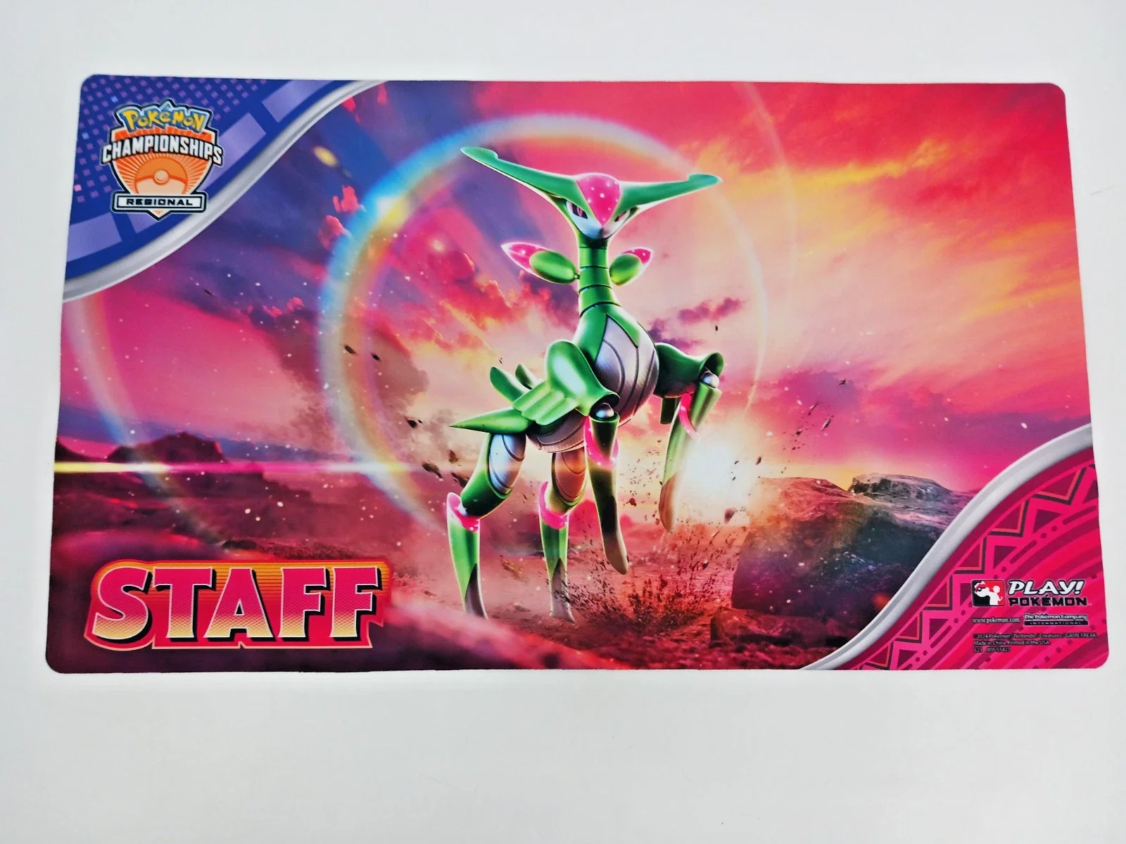 Pokemon Regional Staff Playmat - Iron Leaves