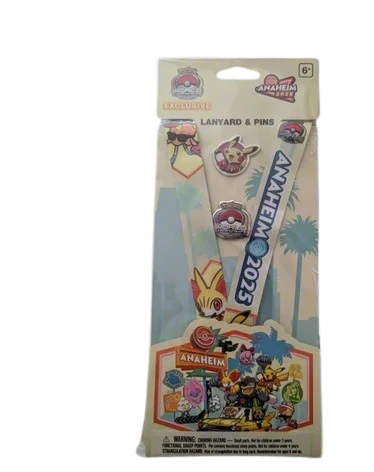 Pokemon World Championships 2025 Anaheim Exclusive Lanyard & Pin Set