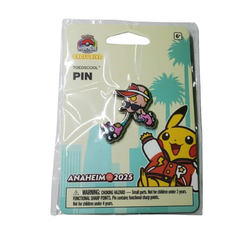Pokemon World Championships 2025 Anaheim - Toedscool Pin