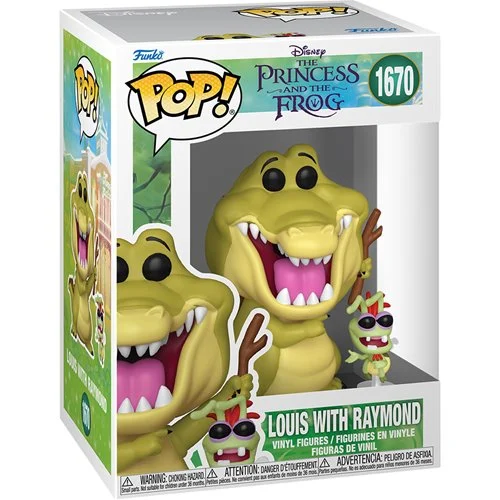 Pop Animation Princess and the Frog Louis with Raymond Figure