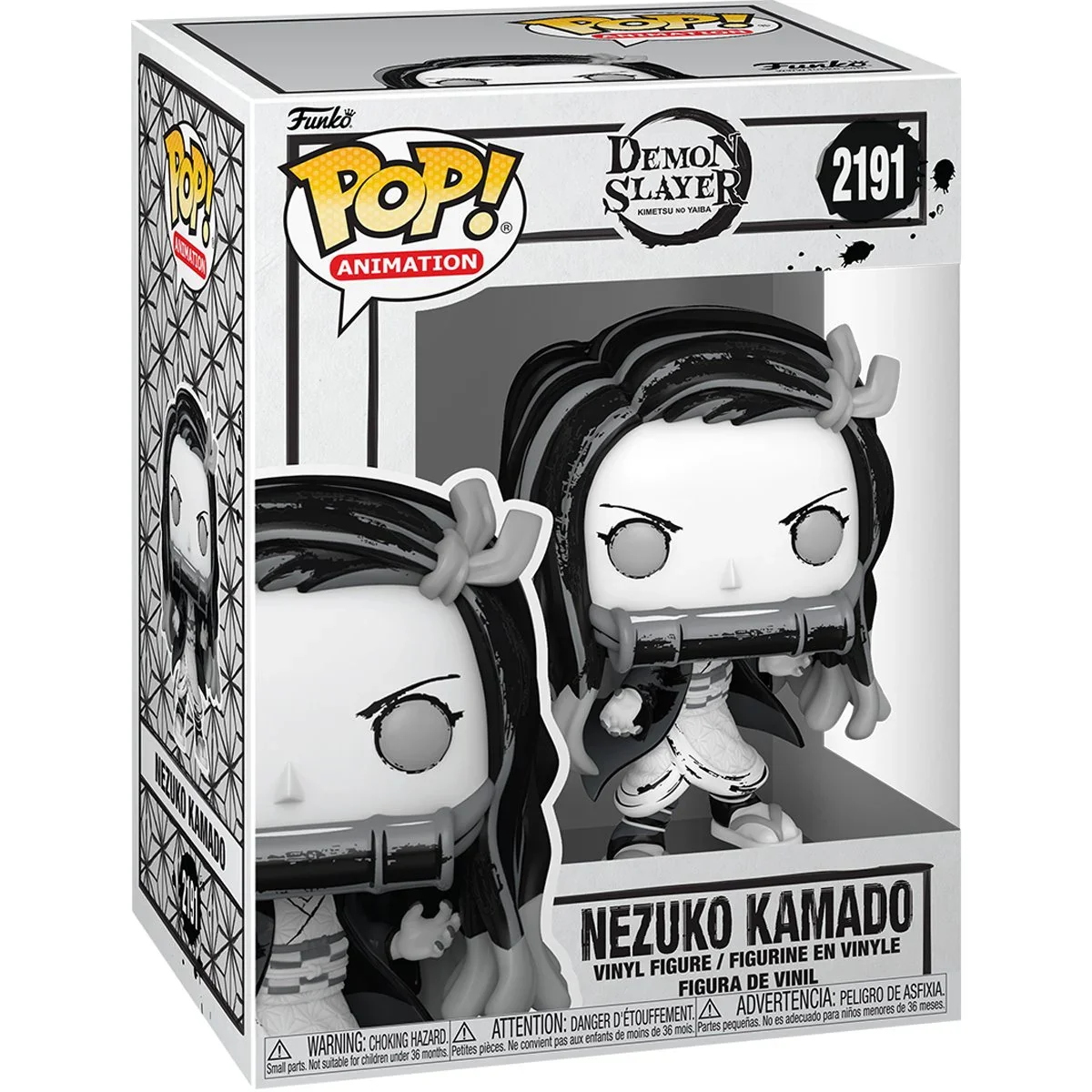 Pop Anime Demon Slayer Nezuko Kamado Sumi-Ink Figure