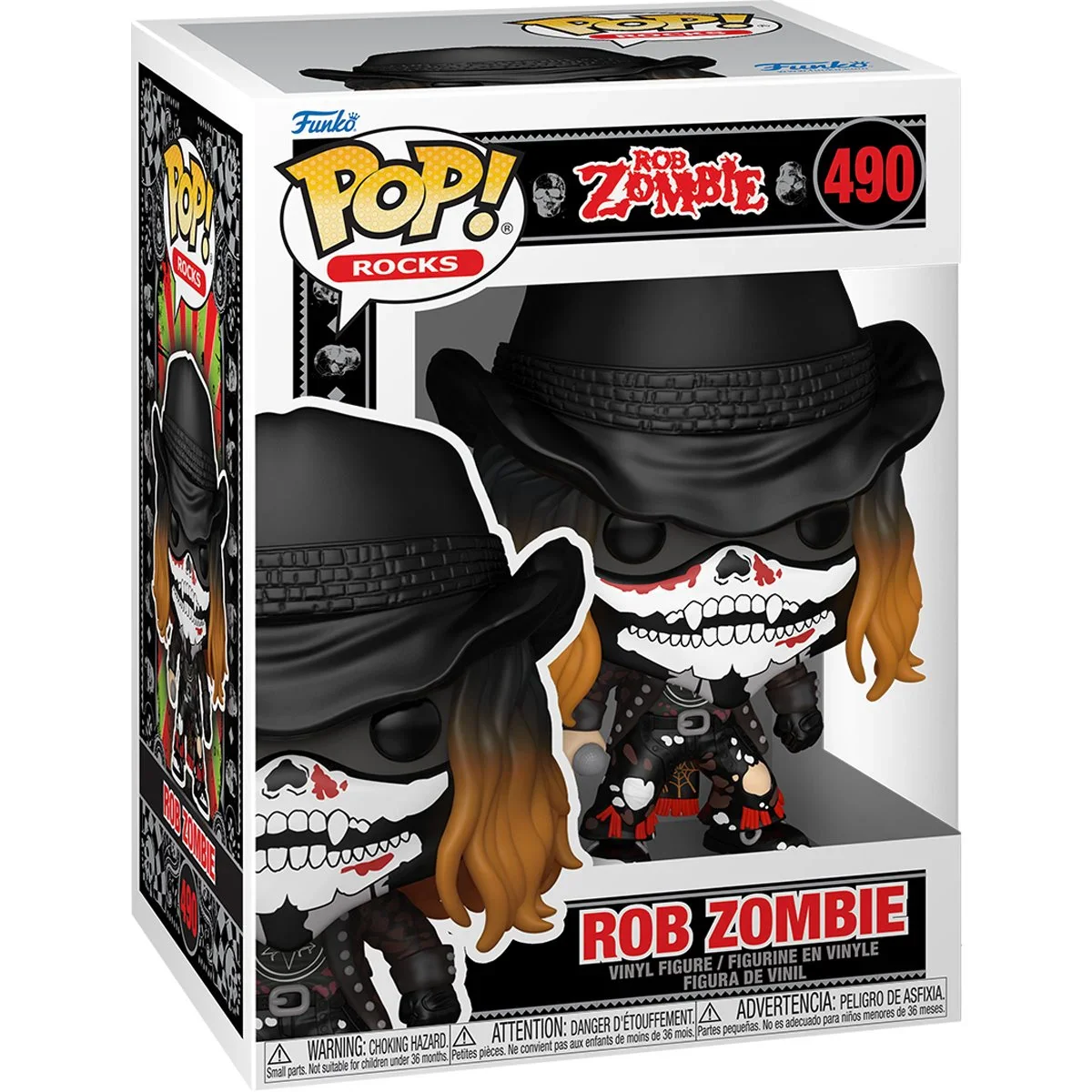 Pop Music Rob Zombie with Bandana Figure