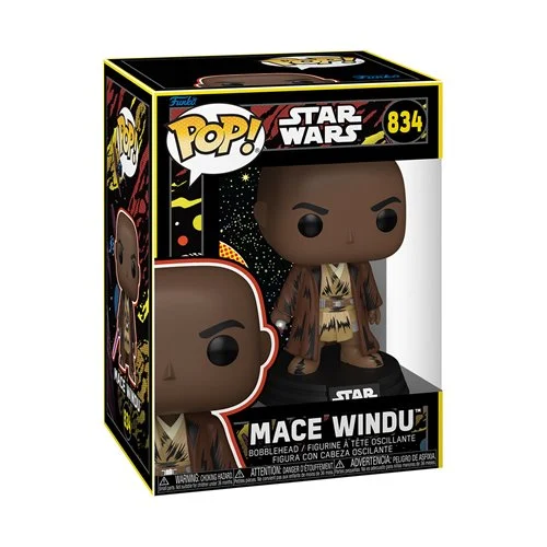 Pop Star Wars May the Fourth Mace Windu (Retro) Figure