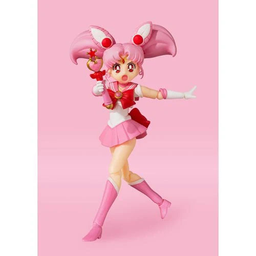 Pretty Guardian Sailor Moon Sailor Chibi Moon Animation Color Edition S.H.Figuarts Action Figure - Image 2
