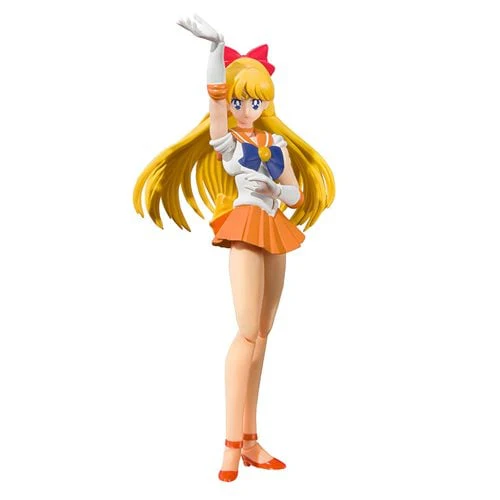 Pretty Guardian Sailor Moon Sailor Venus Animation Color Edition S.H.Figuarts Action Figure