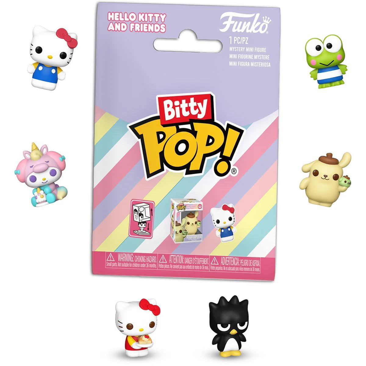 Bitty Pop Singles Sanrio 32 Pc Pdq