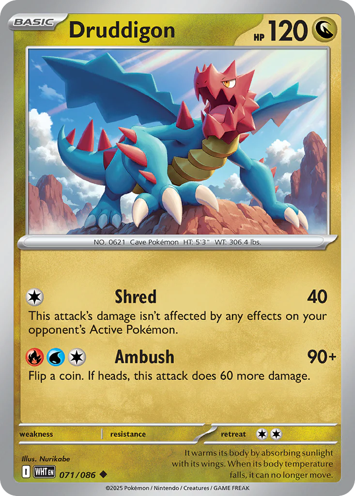 Druddigon - 071/086 - Reverse Holofoil