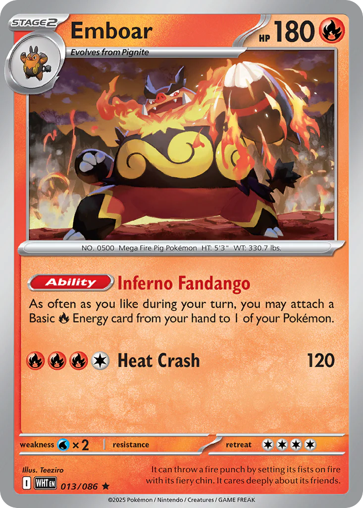 Emboar (Poke Ball Pattern) - 013/086