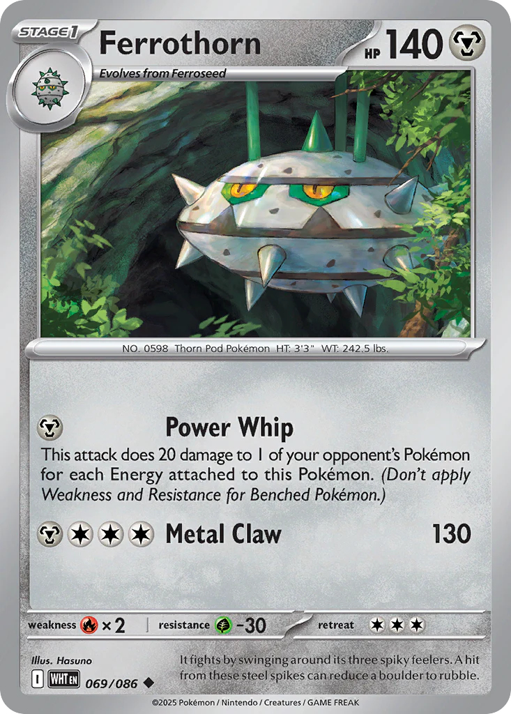 Ferrothorn - 069/086 - Reverse Holofoil