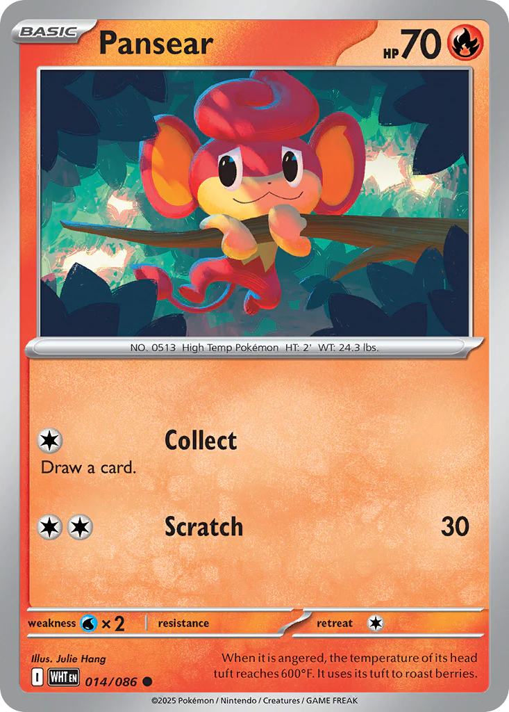 Pansear - 014/086 - Reverse Holofoil