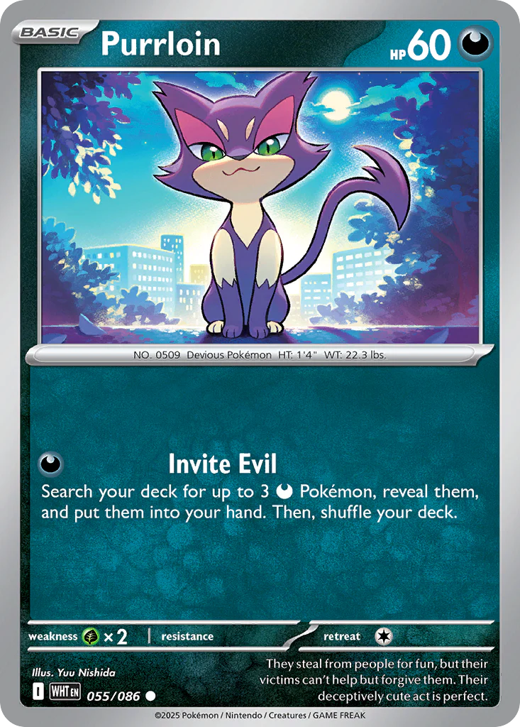 Purrloin (Master Ball Pattern) - 055/086