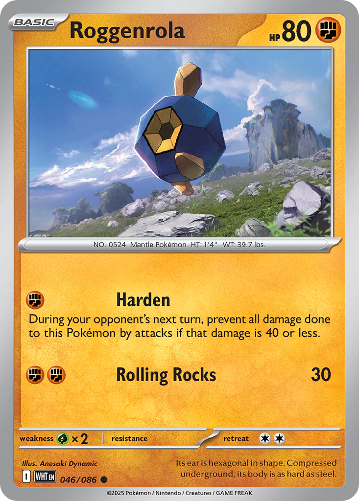 Roggenrola (Master Ball Pattern) - 046/086