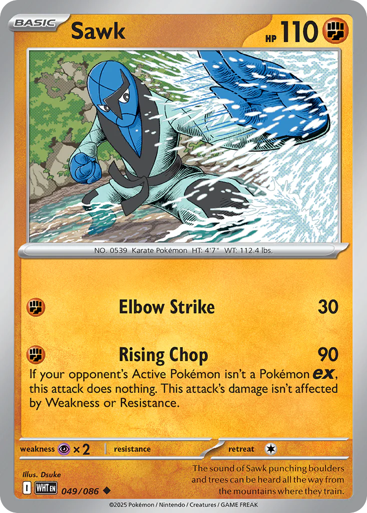 Sawk - 049/086 - Reverse Holofoil