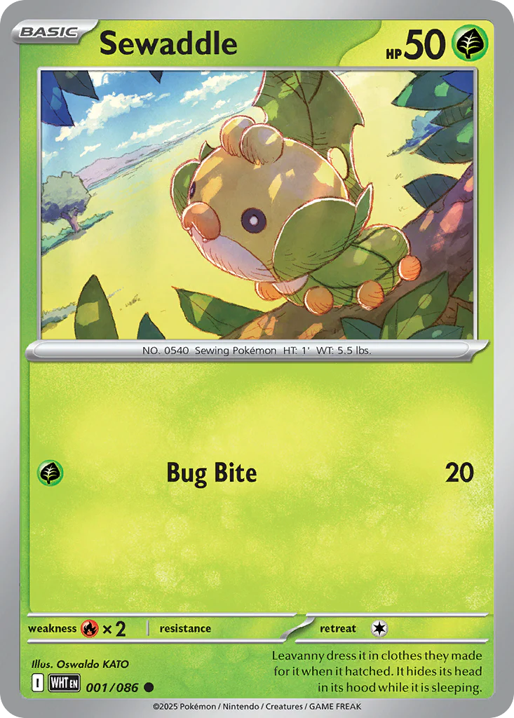 Sewaddle (Poke Ball Pattern) - 001/086